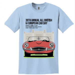 All British & European Car Day 2024 Commemorative T-shirt