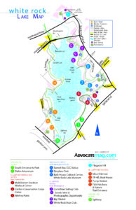 White Rock Lake Park map